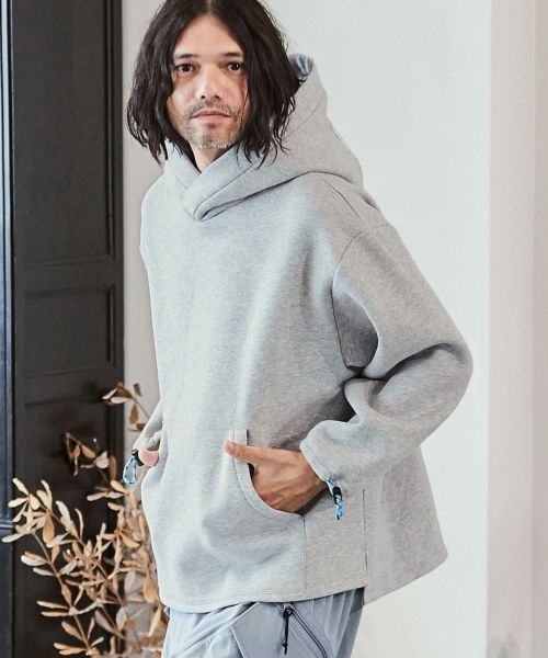 30%OFF【CAMBIO(カンビオ)】スピンドル配色パーカー