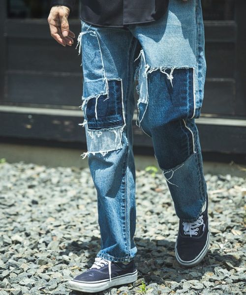 MROLIVE(ミスターオリーブ)】15oz OLD SELVAGE DENIM -REMAKE RELAX ...