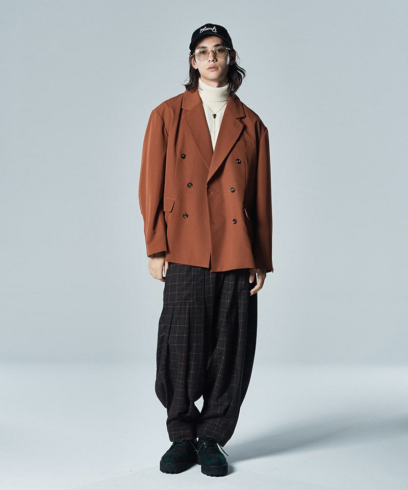 【glamb】グラム ダブル テーラードジャケット セットアップ 半袖 M glamb（グラム）の「Half Sleeves Double JKT / ハーフスリーブ