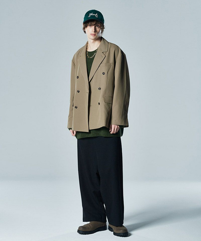 【glamb】グラム ダブル テーラードジャケット セットアップ 半袖 M glamb セットアップ Half Sleeves Double JKT / ハーフスリーブ