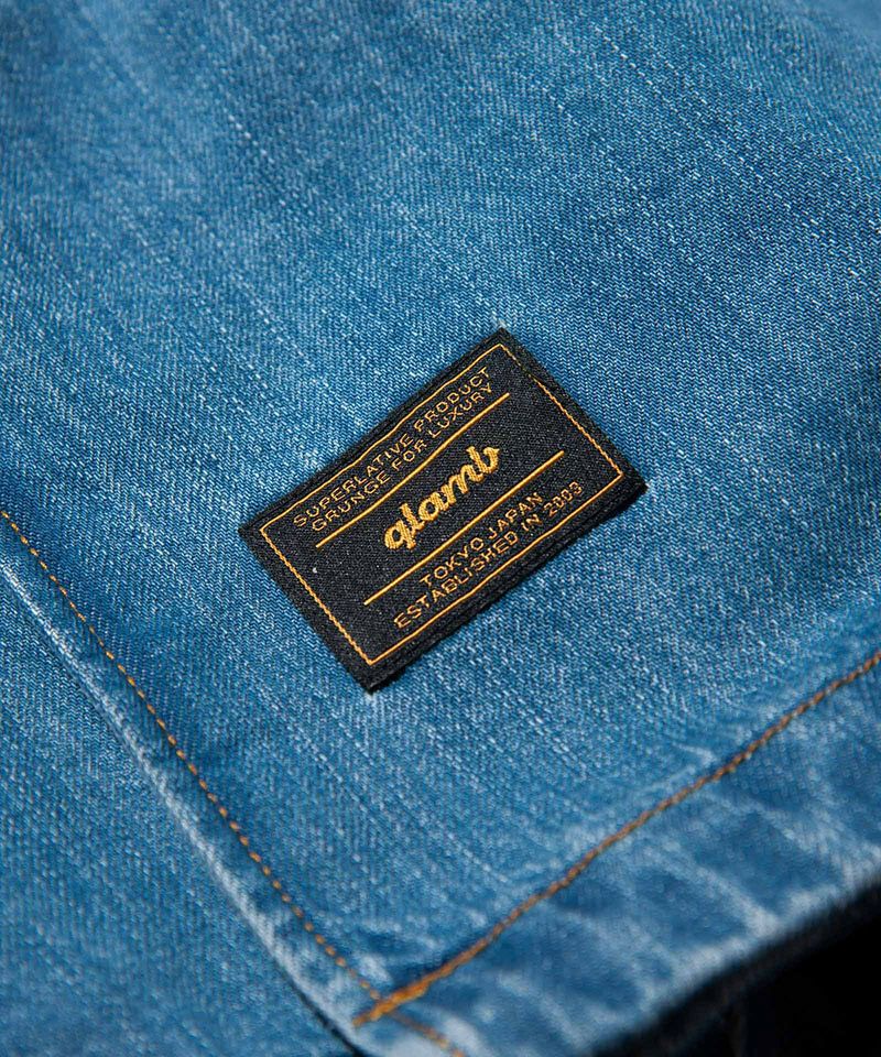 30%OFF【glamb(グラム)】Denim High Neck Mods Coat デニム 30%OFF【glamb(グラム)】Denim High Neck Mods Coat デニム