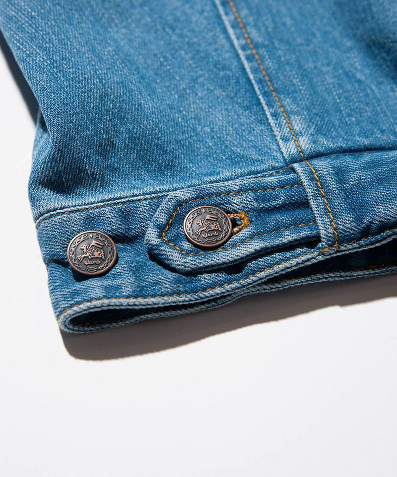 30%OFF【glamb(グラム)】Denim High Neck Mods Coat デニム 30%OFF【glamb(グラム)】Denim High Neck Mods Coat デニム