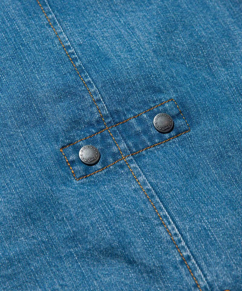 30%OFF【glamb(グラム)】Denim High Neck Mods Coat デニム