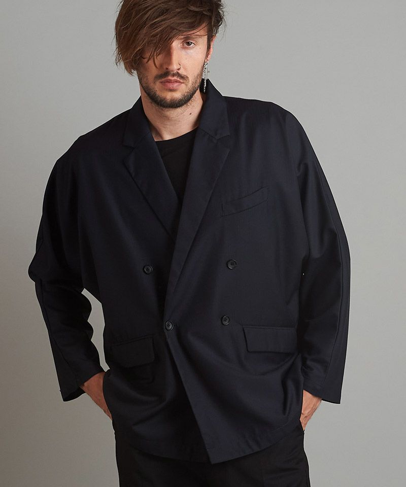 60%OFF【NO ID.(ノーアイディー)】ﾄﾞﾙﾏﾝｽﾘｰﾌﾞﾀﾞﾌﾞﾙﾌﾞﾚｽﾄJKT テーラード 