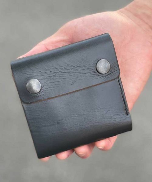 MR.OLIVE E.O.I】HORWEEN CHROMEXCEL LEATHER -COMPACT WALLET 財布