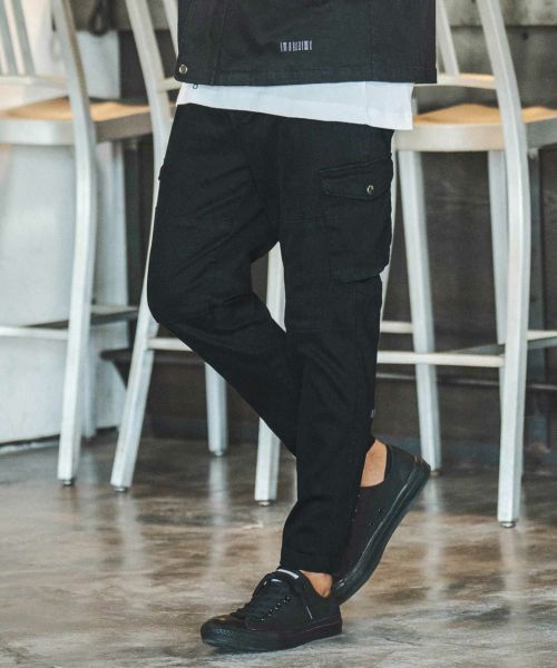 felkod(フィルコッド)】Washed Stretch Cotton Twill Tapered Skinny