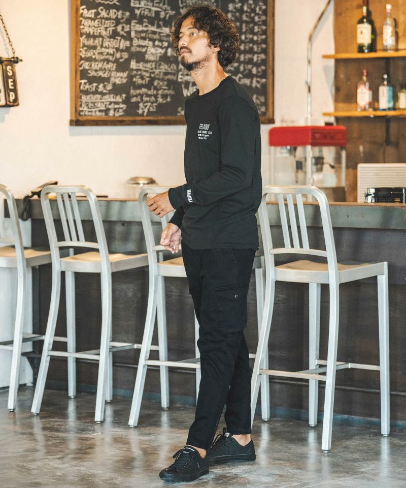 felcod スキニーパンツ　S 50%OFF【felkod(フィルコッド)】Washed Stretch Cotton Twill