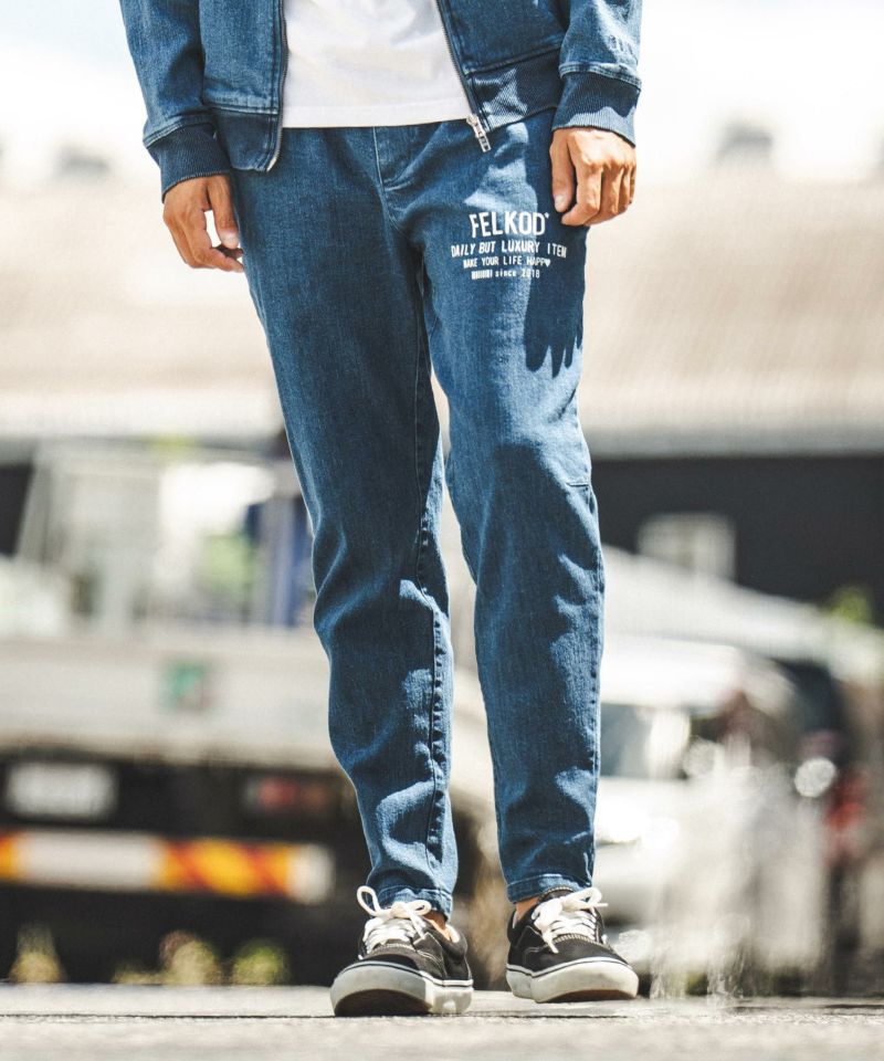 felkod(フィルコッド)】Stretch Denim Easy Pants イージーパンツ