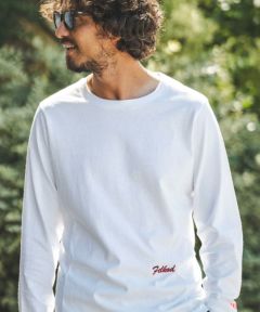 felkod(フィルコッド)】Dry Touch Double Embroidery Long Sleeve Tee