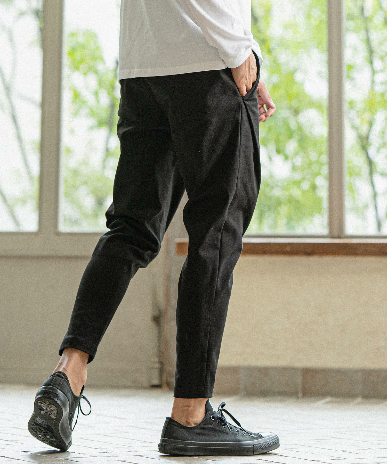 CAMBIO(カンビオ)】サルエルテーパードパンツ | CAMBIO カンビオ 