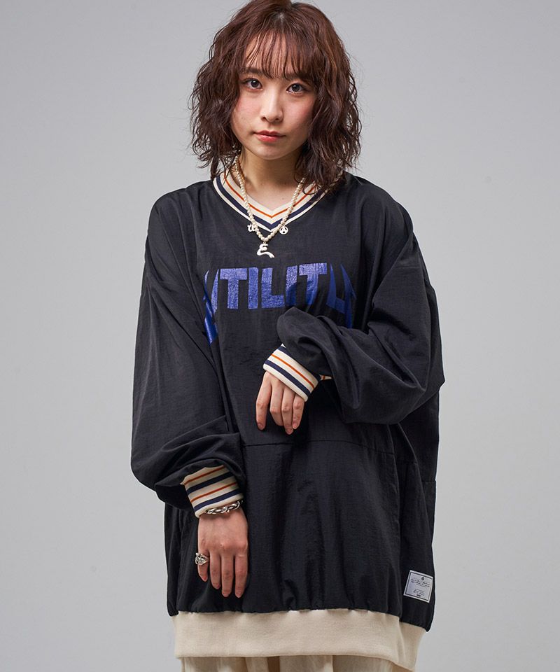 EFFECTEN(エフェクテン)】Utility Nylon Pullover ナイロンカットソー