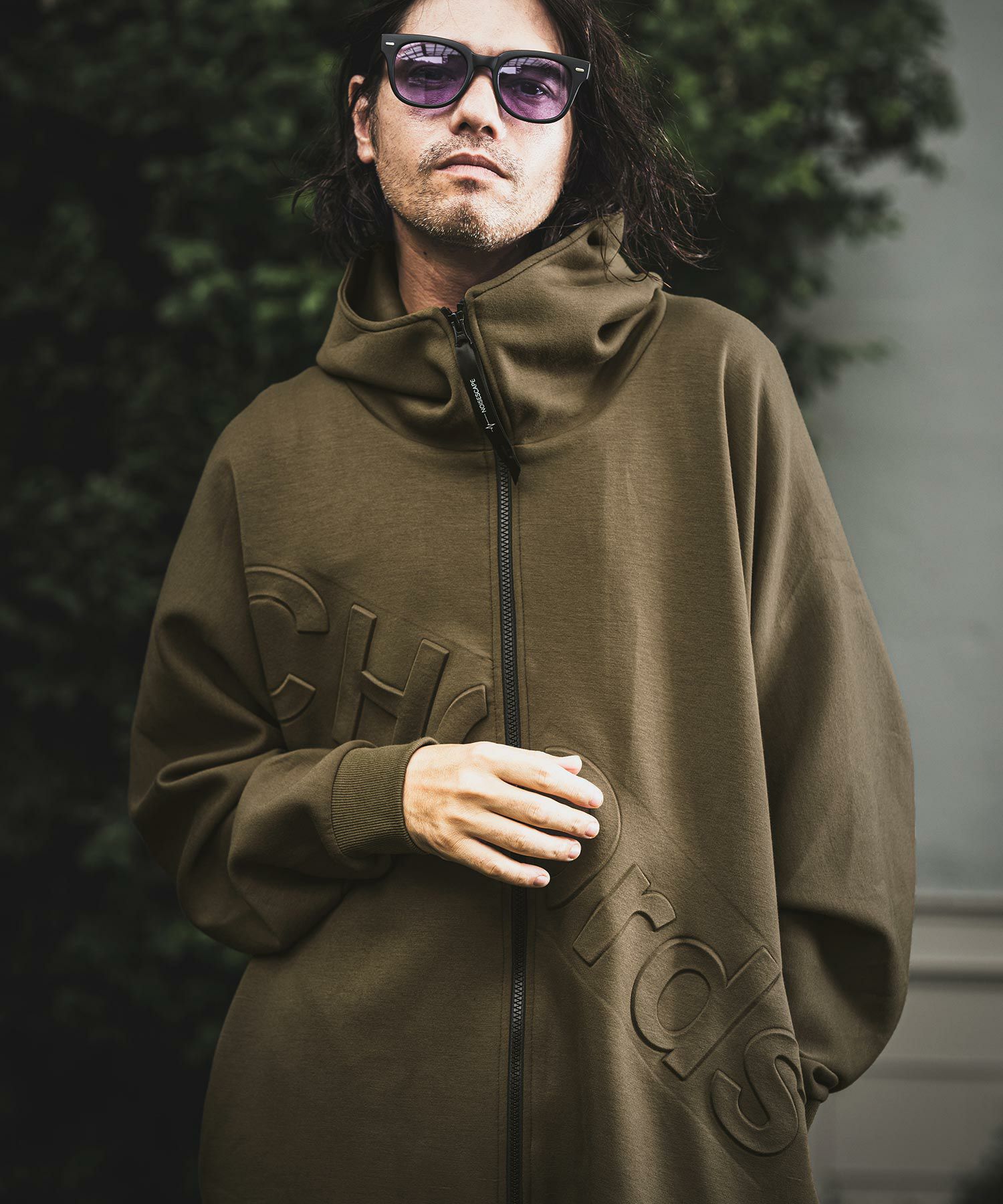 50%OFF【NOISESCAPE(ノイズスケープ)】Double knit material zip 