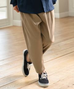 CAMBIO(カンビオ)】Slightly Brushed TR Slacks スラックスパンツ