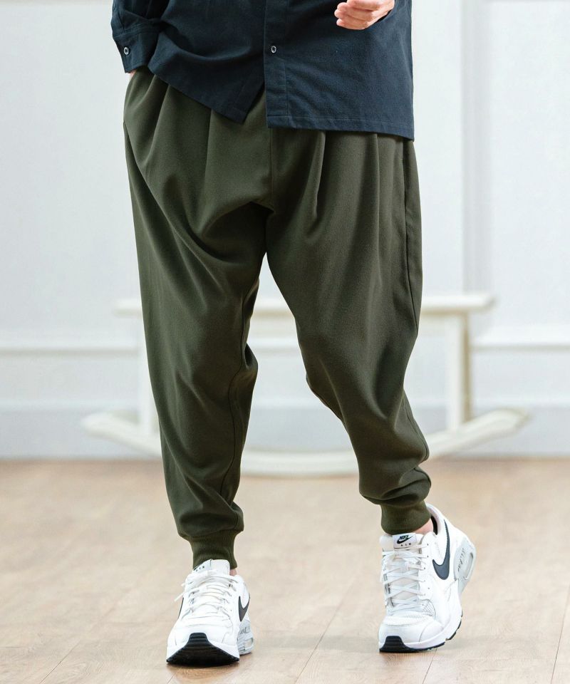 CAMBIO(カンビオ)】Slightly Brushed TR Jogger Pants ジョガーパンツ 