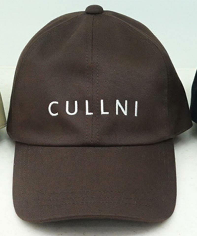 CULLNI(クルニ)】CULLNI Logo Embroidery Cap キャップ(CP-021