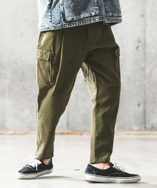 GLIMCLAP(グリムクラップ)】Soft balloon silhouette cargo pants カーゴパンツ(15-130-gla-cd)  | CAMBIO カンビオ