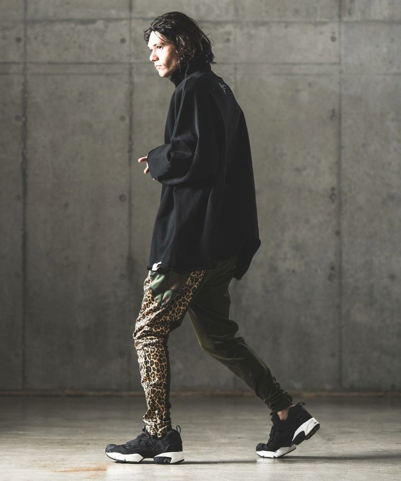 GLIMCLAP(グリムクラップ)】Switching design jersey pants ジャージー 