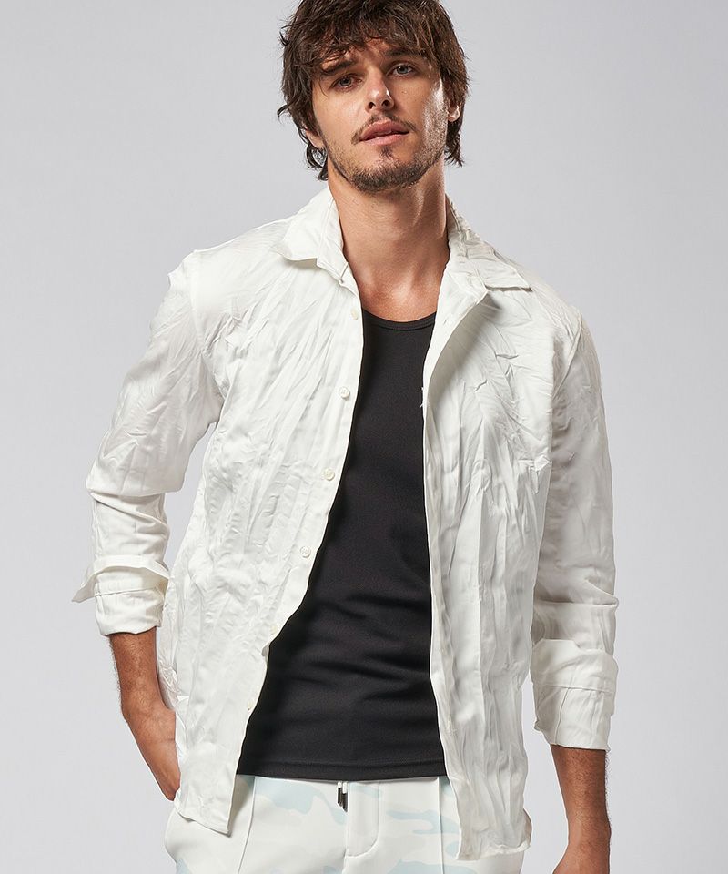 wjk】twist wrinkle shirt シャツ(4314 cs63d) | CAMBIO カンビオ