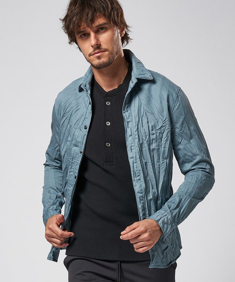 wjk】twist wrinkle shirt シャツ(4314 cs63d) | CAMBIO カンビオ