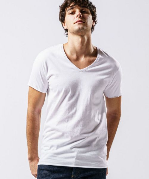 wjk】basic V-neck S-S ＶネックTシャツ(7868 js01d) | CAMBIO カンビオ