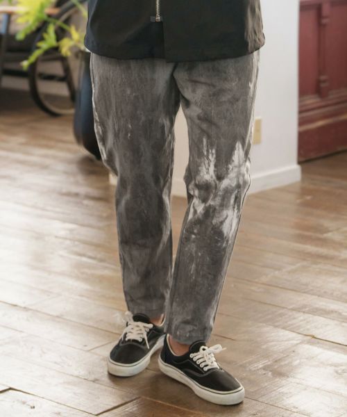 30%OFF【CAMBIO(カンビオ)】Cotton Tie dye Pants ジョガーパンツ(CAM23AW-024)