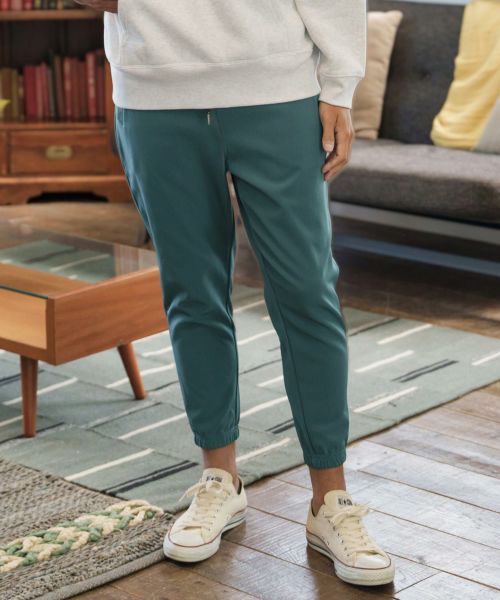 30%OFF【CAMBIO(カンビオ)】Back Fleece Stretch Nylon Jogger Pants　ジョガーパンツ(A16323cmb)