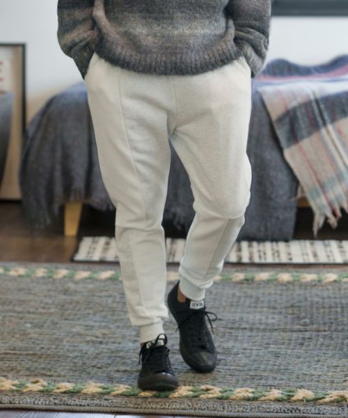 50%OFF【CAMBIO(カンビオ)】URAKE Patchwork Balloon Sweat Pants スウェットパンツ(A16623cmb)