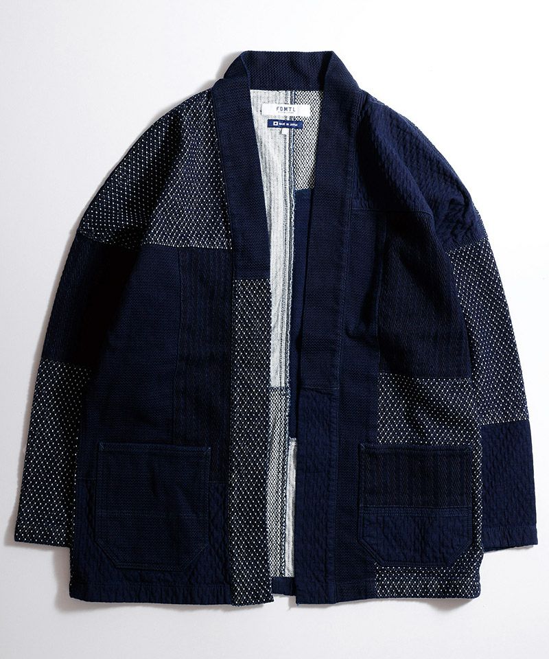 FDMTL(ファンダメンタル)】PATCHWORK HAORI JACKET RINSE ジャケット