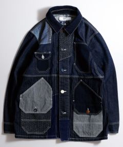 FDMTL(ファンダメンタル)】COVERALL JACKET RINSE ジャケット