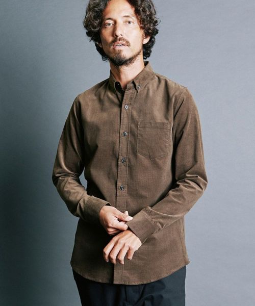 Magine(マージン)】CTN CORDUROY BASIC B.D SHIRTS ボタンダウンシャツ