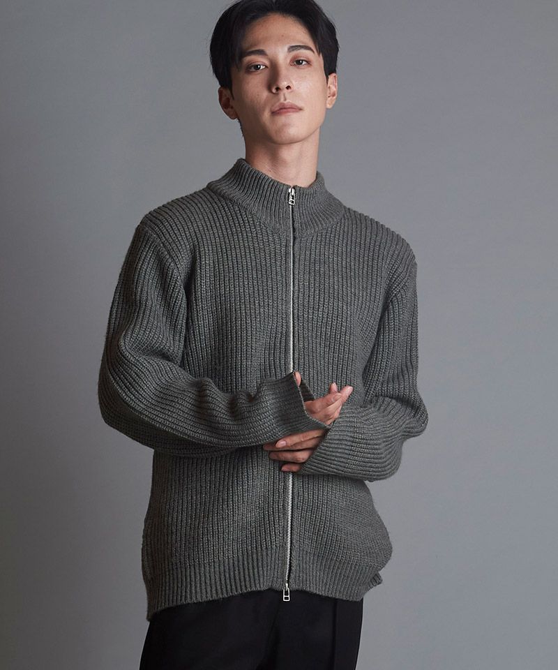 60%OFF【NO ID.(ノーアイディー)】ﾄﾞﾗｲﾊﾞｰｽﾞﾆｯﾄZIP-CD カーディガン(853010-617K) | CAMBIO カンビオ
