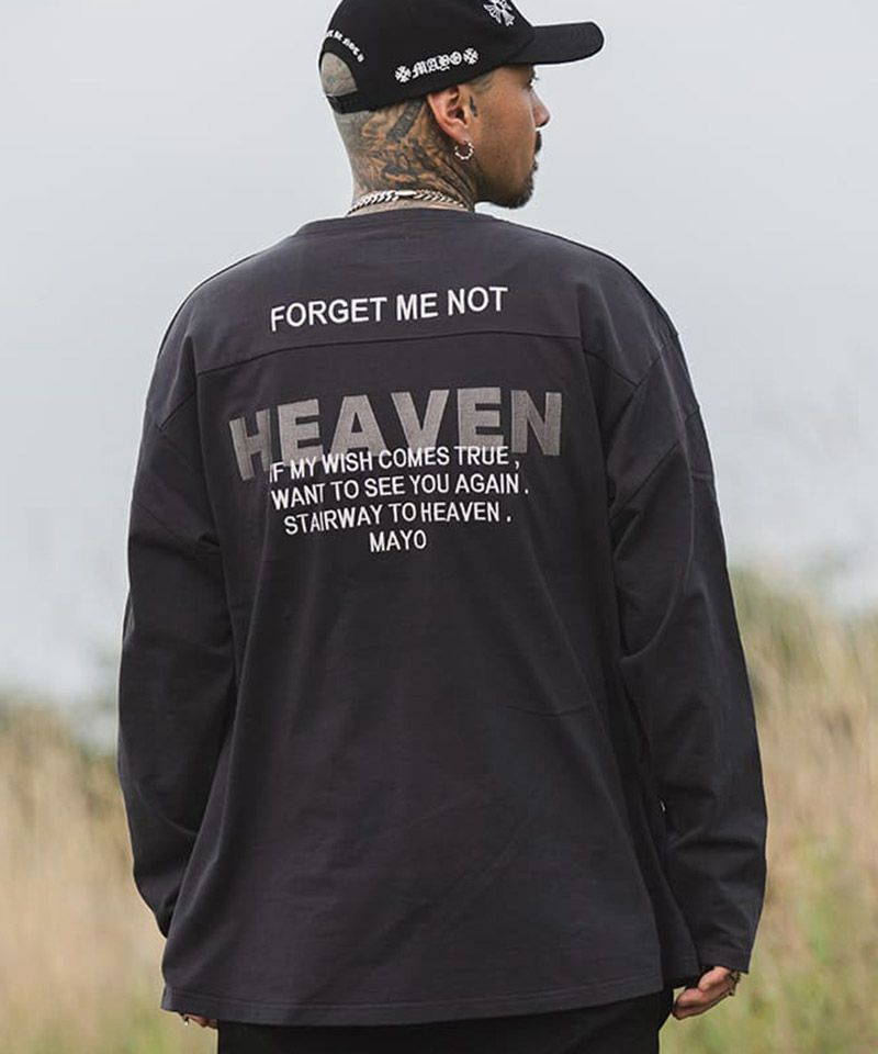 MAYO(メイヨー)】HELL & HEAVEN Embroidery Football Long Sleeve Tee  ロンT(23MYF-LT12) | CAMBIO カンビオ