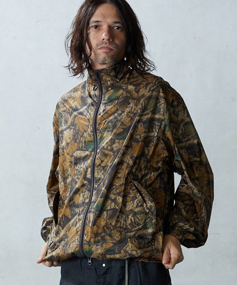 EGO TRIPPING(エゴトリッピング)】 PRESENCE ZIPBLOUSON camo ジップ 