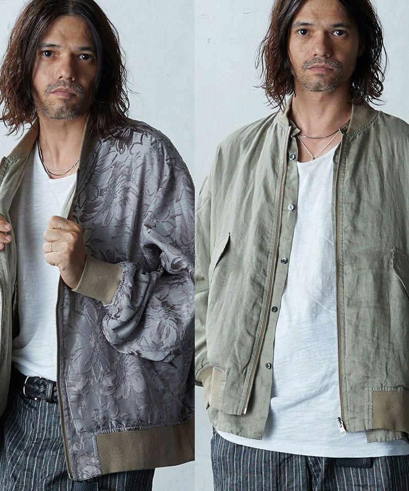 EGO TRIPPING(エゴトリッピング)】LINEN REVERSIBLEJACKET