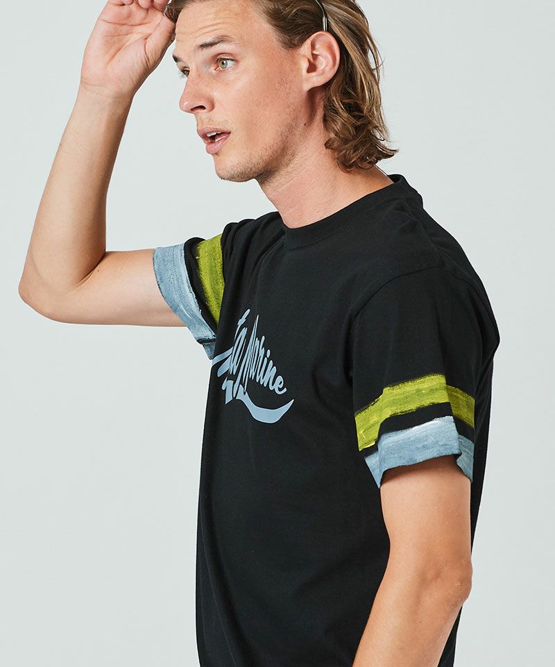 ACANTHUS★muta Hand Border Paint Tee ACANTHUS☆muta Hand Border Paint Tee ACANTHUS x muta Hand