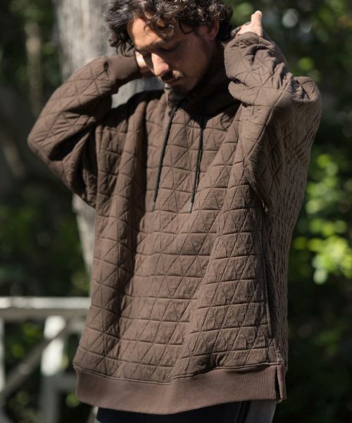 30%OFF【CAMBIO(カンビオ)】Quilting Pattern Parka パーカー(CA24AW2-005)