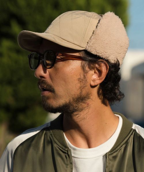 【CAMBIO(カンビオ)】Quilting Flap Cap フラップキャップ(OP-232-017)