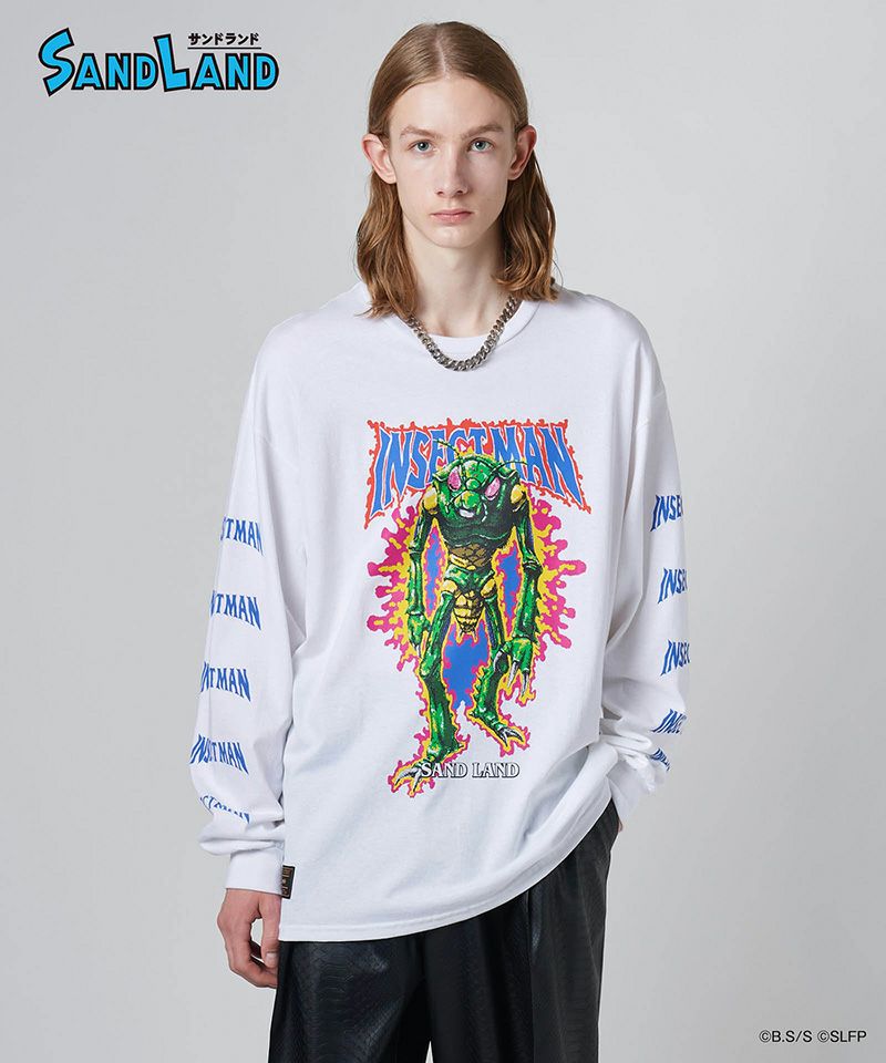 glamb(グラム)】Insect-Man Long Sleeves T インセクトマンロングスリーブT(GB0124-SL04) | CAMBIO  カンビオ