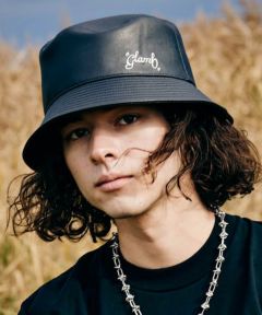 glamb(グラム)】【予約販売3月下旬～4月上旬入荷】Leather Bucket Hat