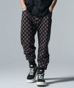 glamb(グラム)】Monogram Jersey Pants モノグラムジャージパンツ ...