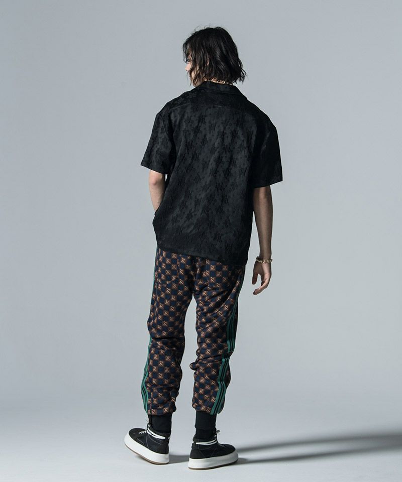 glamb(グラム)】Monogram Jersey Pants モノグラムジャージパンツ ...