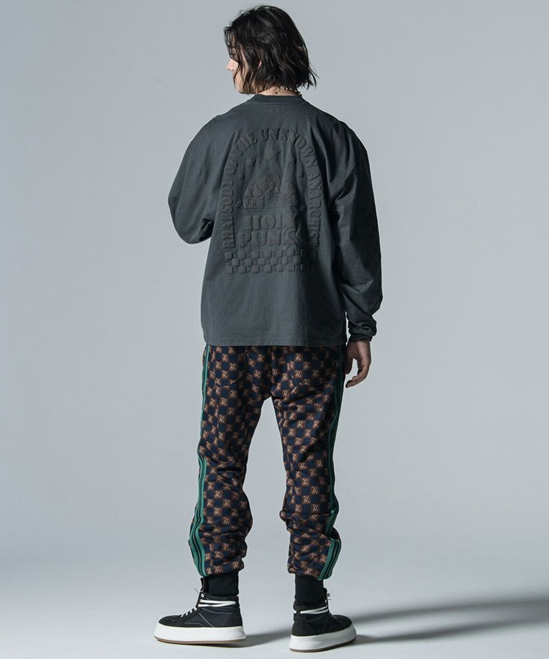 glamb(グラム)】Monogram Jersey Pants モノグラムジャージパンツ ...