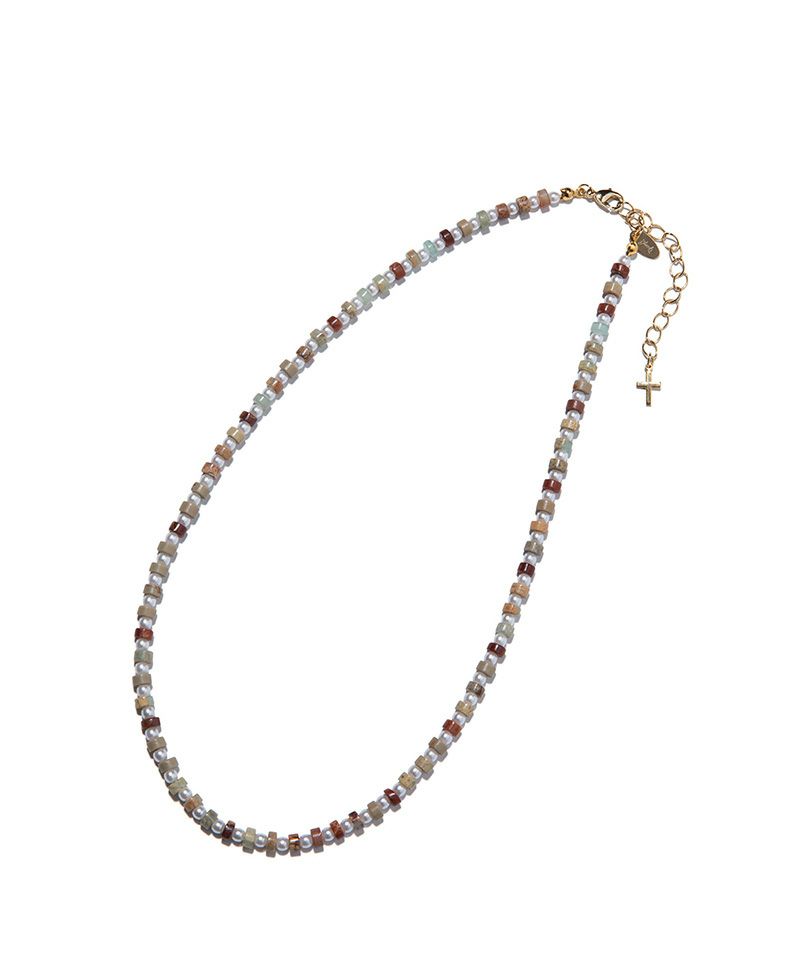 30%OFF【glamb(グラム)】Stone Pearl Necklace ストーンパール