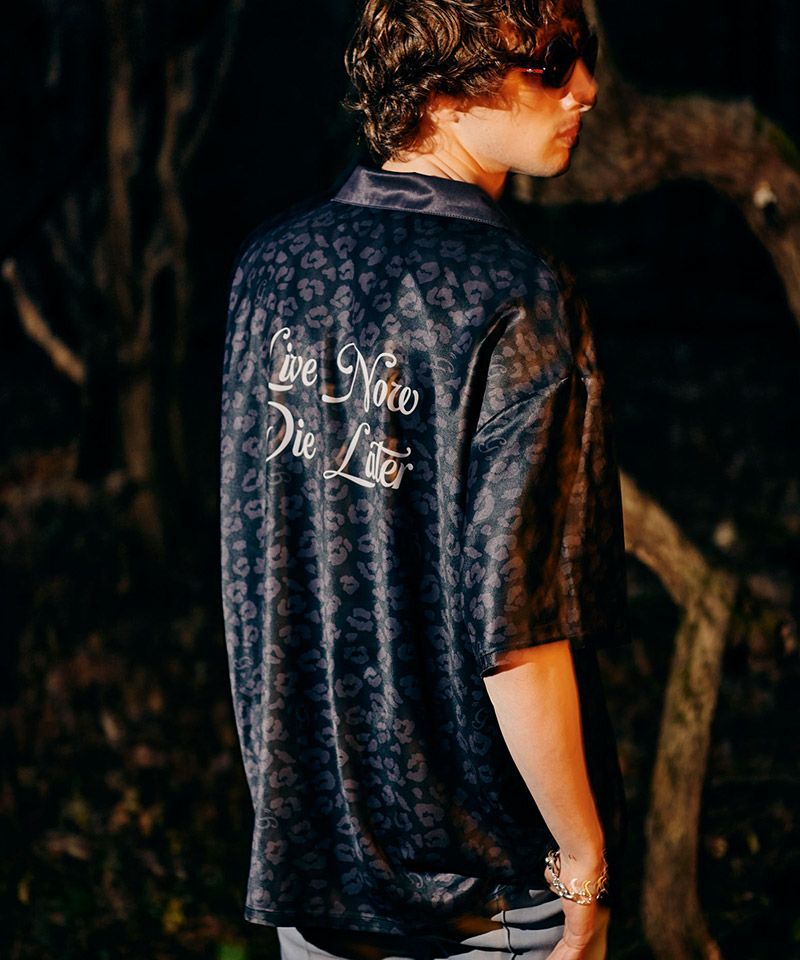 30%OFF【glamb(グラム)】Leopard Bowling Shirts レオパード