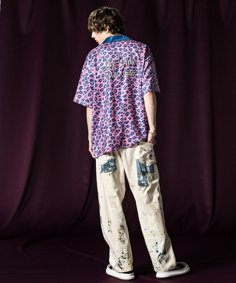 30%OFF【glamb(グラム)】Leopard Bowling Shirts レオパード
