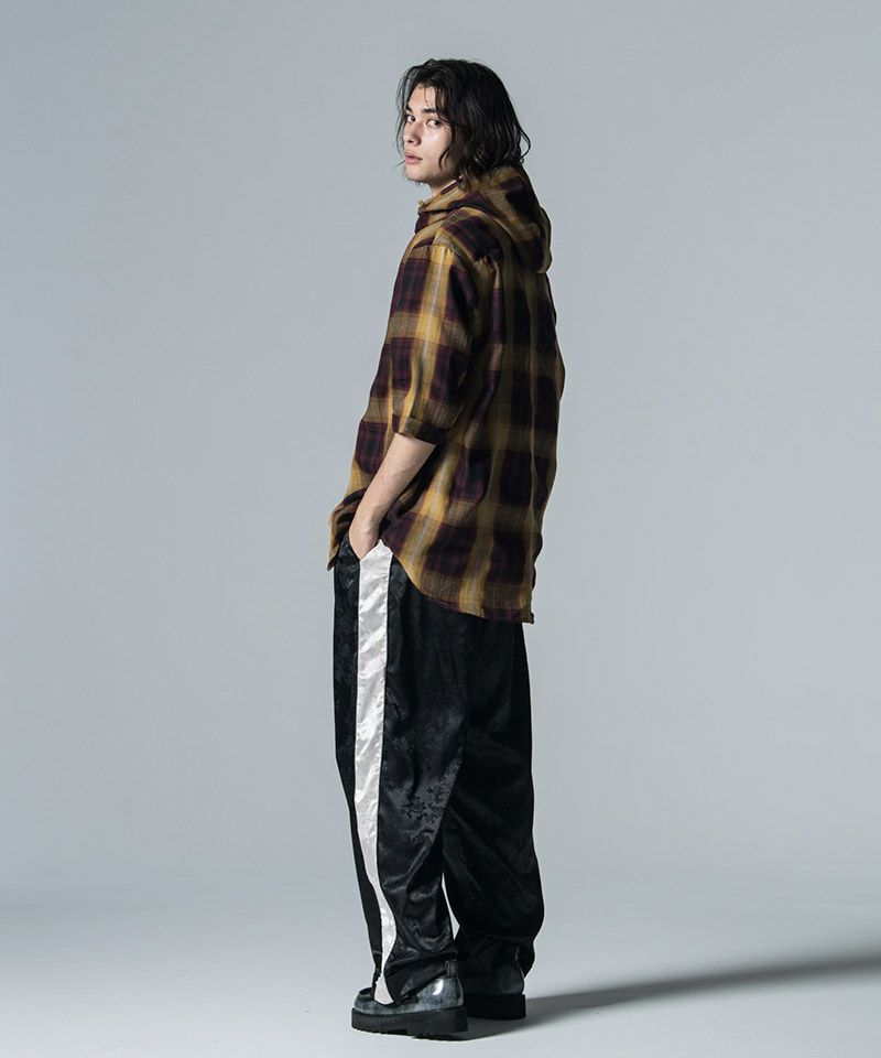 flower shadow  ズボン 20%OFF【glamb(グラム)】Flower Jacquard Line Pants フラワー