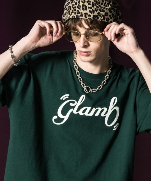 glamb(グラム)】Spin Logo T-shirts スピンロゴＴシャツ(GB0124-CS18