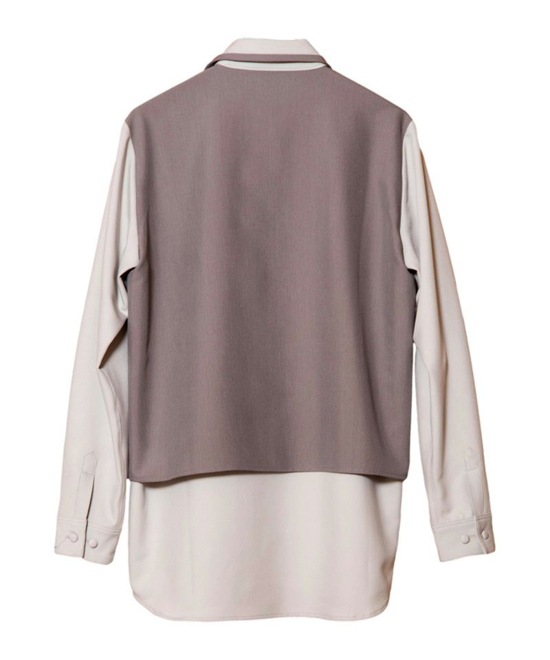 50%OFF【NO ID.(ノーアイディー)】ﾁｪﾝｼﾞﾝｸﾞﾚｲﾔｰﾄﾞSH シャツ