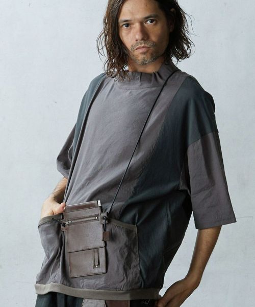 【EGO TRIPPING(エゴトリッピング)】 FISHERMAN SMOCK モックネックTシャツ(666206)