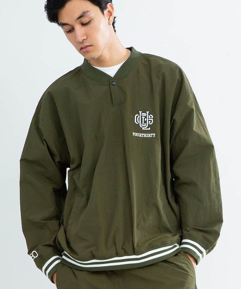 430(フォーサーティ)】【予約販売2月上旬～中旬入荷】L-S WIND SHIRT ウインドシャツ(24-009) | CAMBIO カンビオ